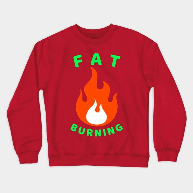 Fat burning gym workout. Crewneck Sweatshirt by MoodsFree